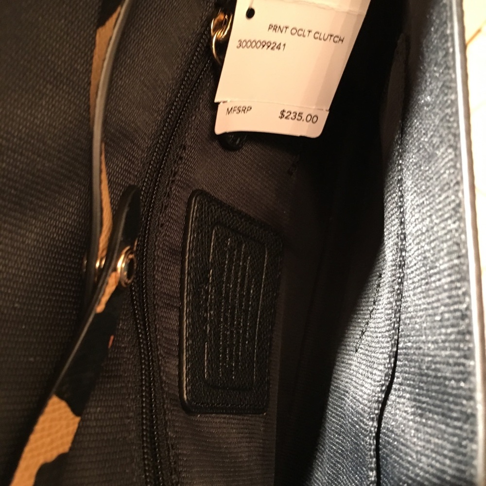 NWT Coach ocelot Bag - Picture 5 of 6